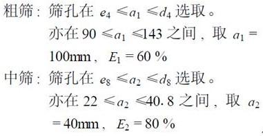 等值篩分工作制度