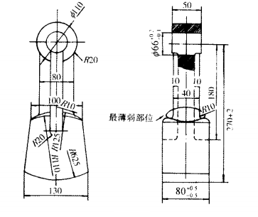 錘式破碎機(jī)錘頭結(jié)構(gòu)圖